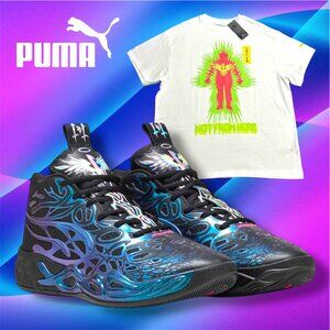 PUMA LaMelo Ball MB.04 Reflections Basketball Shoes (Juniors 6) + FREE T-Shirt